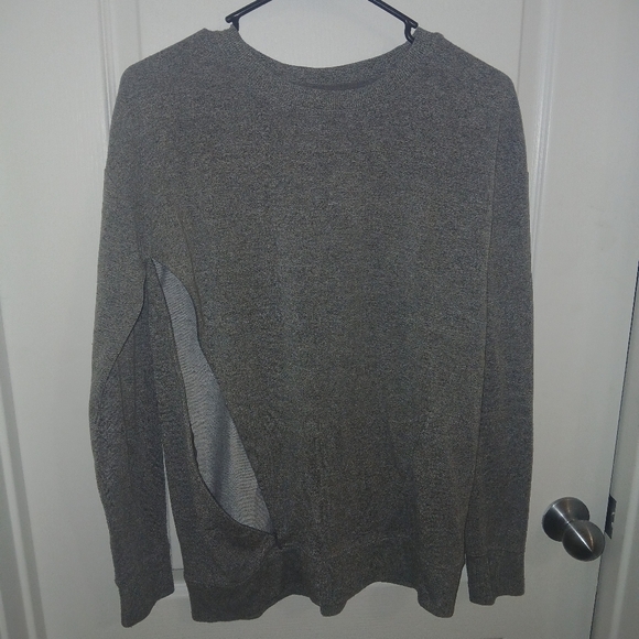 A Pea in the Pod Charcoal Crewneck Maternity Sweater XS - Picture 1 of 5